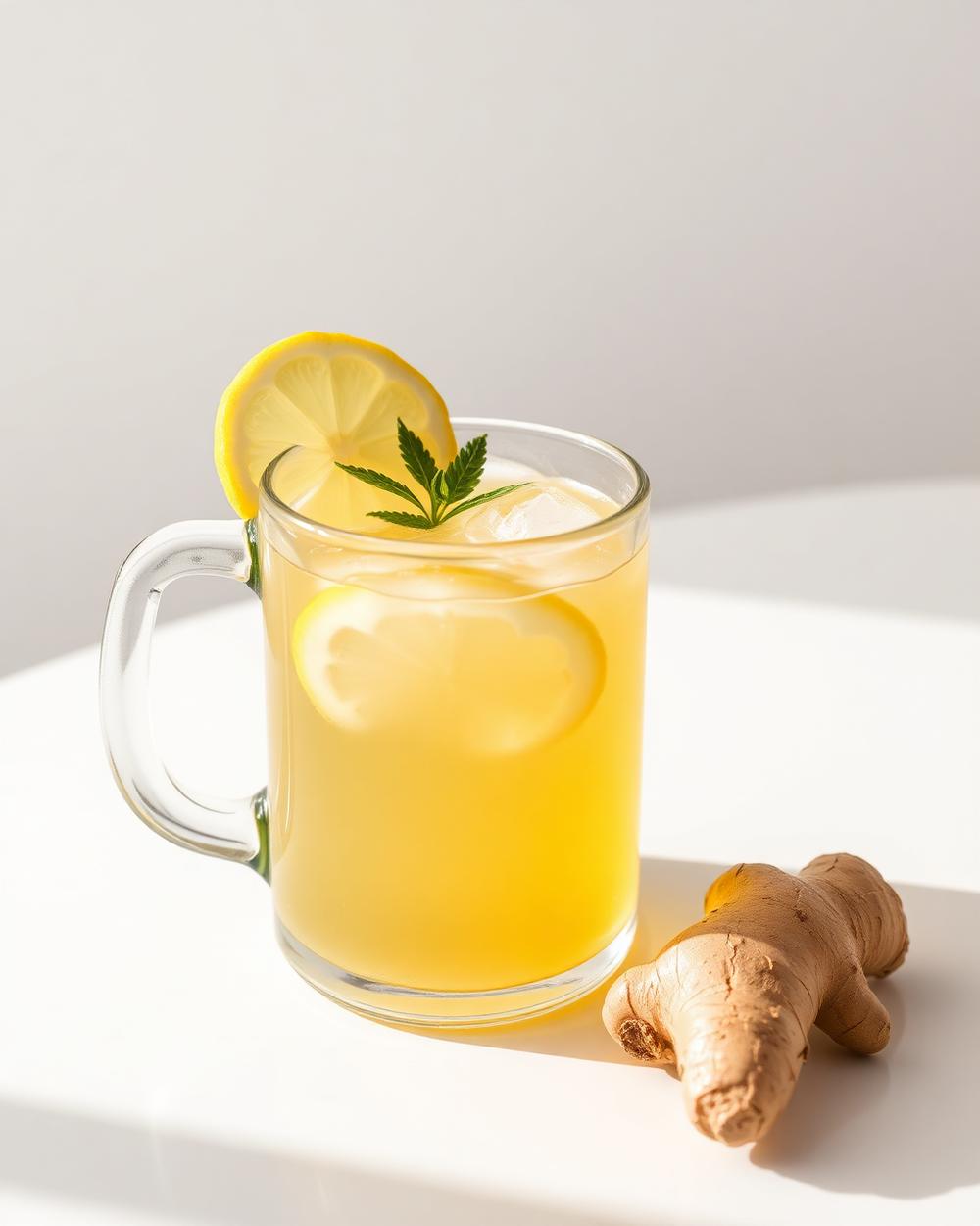 Ginger Lemon Morning Tonic plated for the RM Menopause Support collection