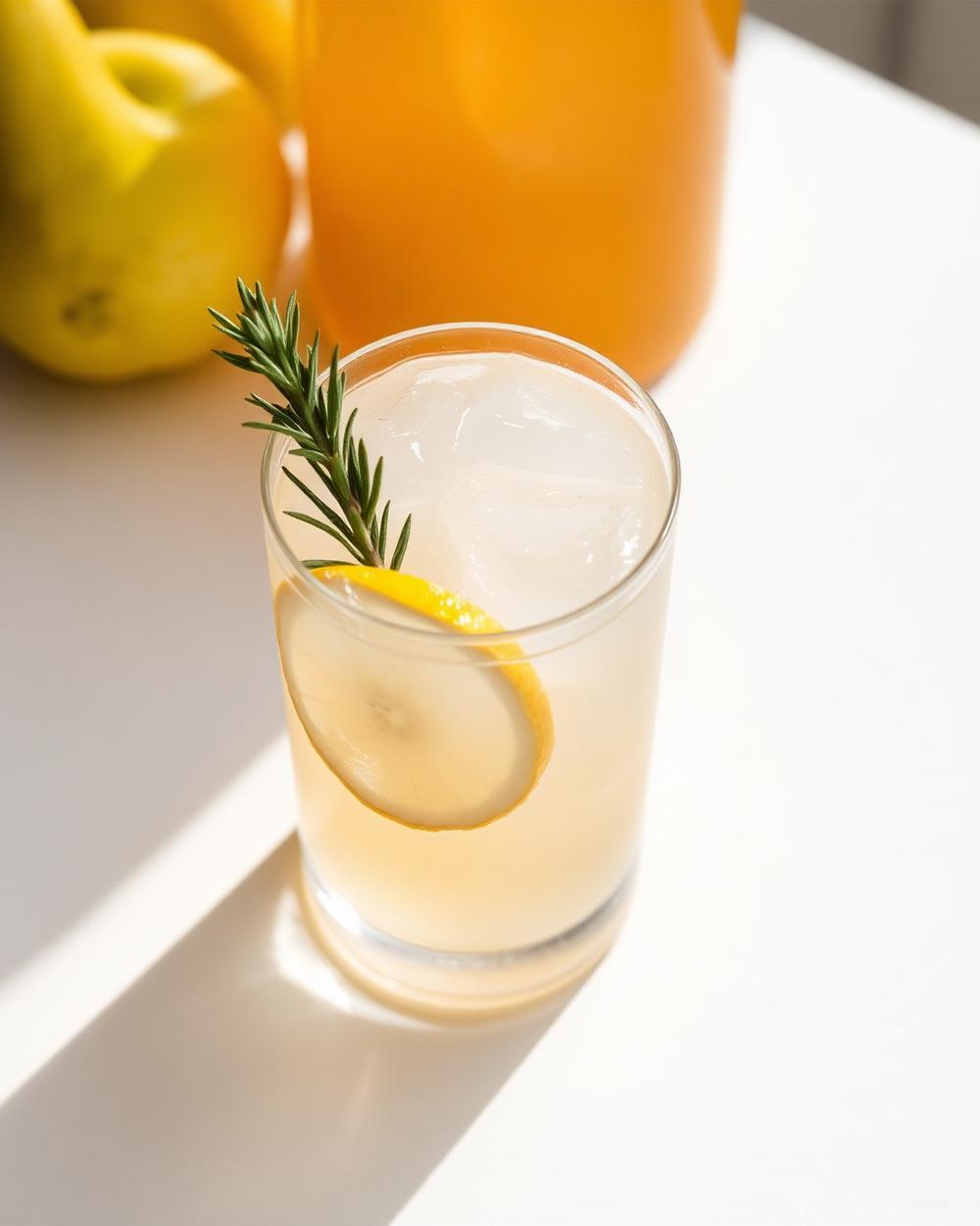 Pear Rosemary Spritz plated for the RM Menopause Support collection